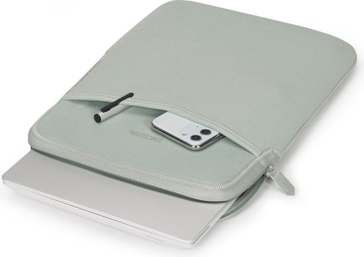 Actual product image Dicota Sleeve Eco SLIM S, silver sage (13", Microsoft) (13", Microsoft)
