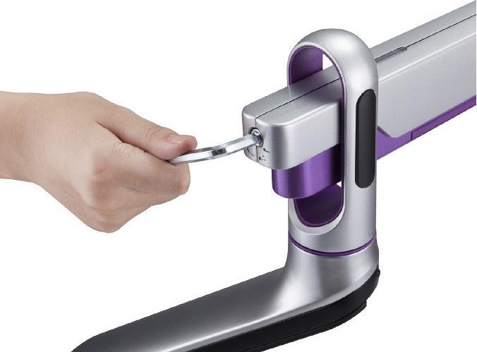Actual product image Ergo Office Monitor Mount, Premium Gas Spring, Double Arm 17"-32" 9kg, ER-436 (Table, 32")