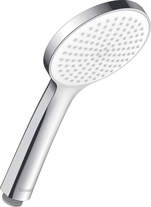 Actual product image Duravit Hand shower 110, 1 jet, MinusFlow chrome / white (1 Beam types, 9.50 l/min)