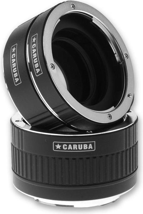 Actual product image Caruba Extension Tube Set Canon Chrome (Type II) (Macro intermediate ring, Canon EF, Canon EF-S)