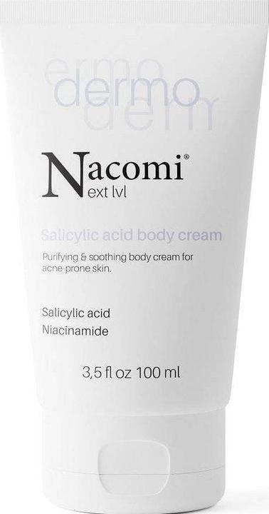 Produktbild Nacomi Next Level Dermo Cleansing And Soothing Body Cream With Salicylic Acid And Niacinamide 100Ml (Körpercreme, 100 ml)