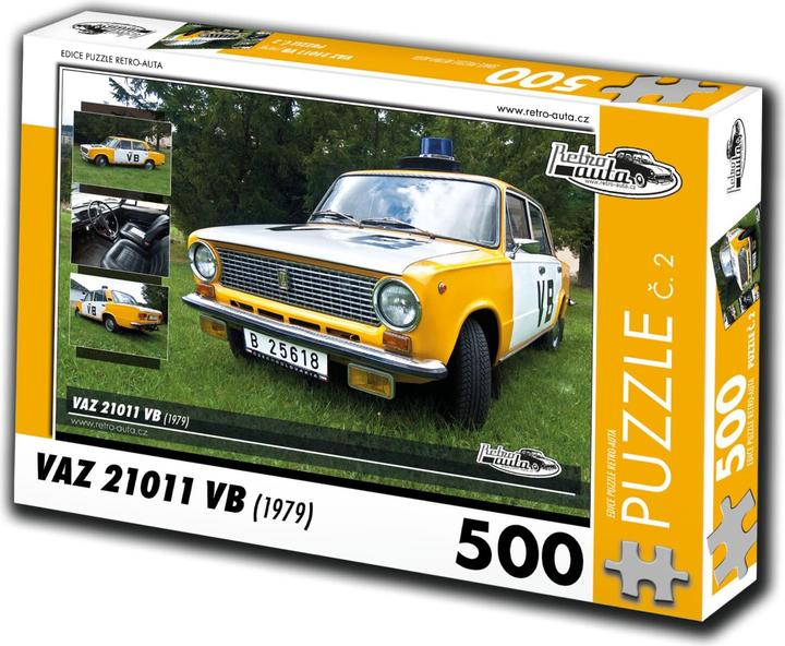 Retro-auta Puzzle Nr. 2 VAZ 21011 VB (1979) 500 Teile (500 Teile)