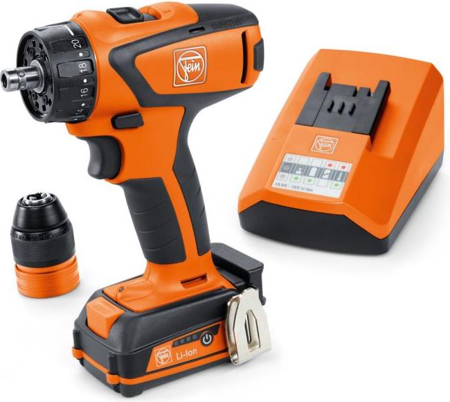 Actual product image Fein 12V cordless drill driver 4-speed ASCM 12 Q