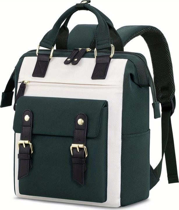 Only-Bags.Store Stilvoller kleiner Laptop-Rucksack - Modischer College Daypack mit verstellbaren Trägern, robustem
