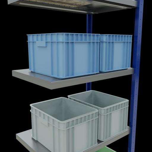 Image du produit Schulte Lagertechnik Système enfichable Élément suivant MULTIplus250 avec traverse de longueur