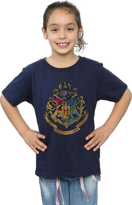 Image du produit T-shirt en coton à écusson de Poudlard pour fille (128)