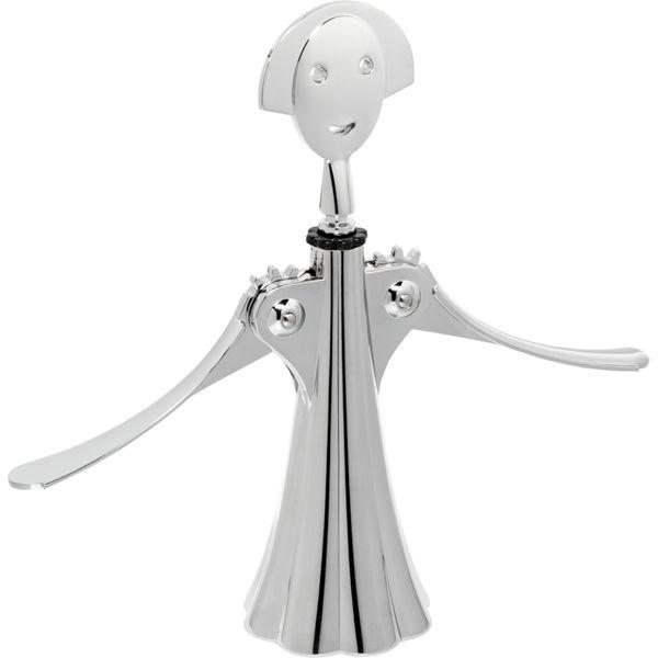 Produktbild Alessi Korkenzieher silberfarben (Flügelkorkenzieher)