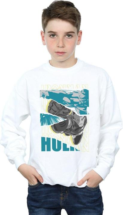 Image du produit - Sweat AVENGERS IRON MAN AND HULK COLLAGE - Garçon (128)