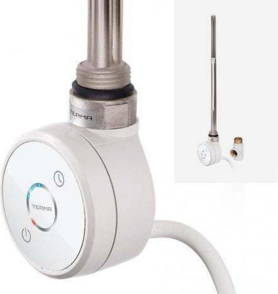 Image du produit Mert - Thermostat Regler DRY für Handtuchheizkörper, inklusive Heizpatrone 400W, Weiss