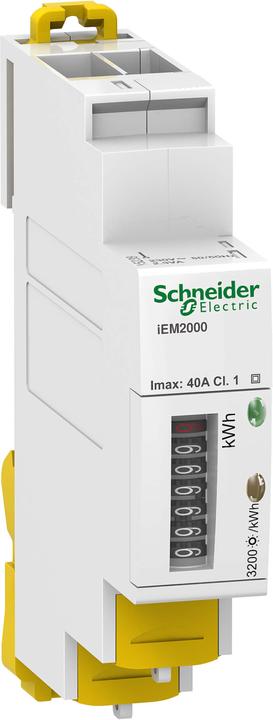 Produktbild Schneider Electric 1PH MID meter iEM2010 230V 40A pulse