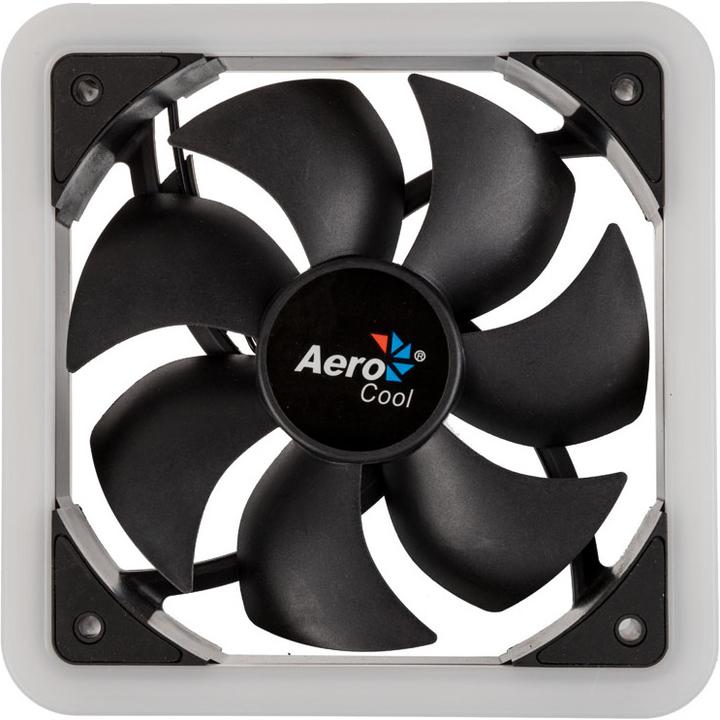 Actual product image AeroCool Edge 14 Pro fan, RGB, 3-pack incl. controller (140 mm, 3 x)