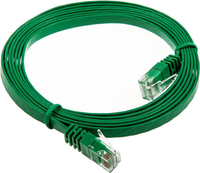 Actual product image InLine 2m patch cable flat, U/UTP, Cat.6 (U/UTP, CAT6, 2 m)