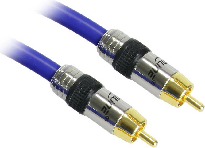 Actual product image InLine Cinch cable AUDIO, gold-plated plugs, 1x Cinch (10 m, Cinch)