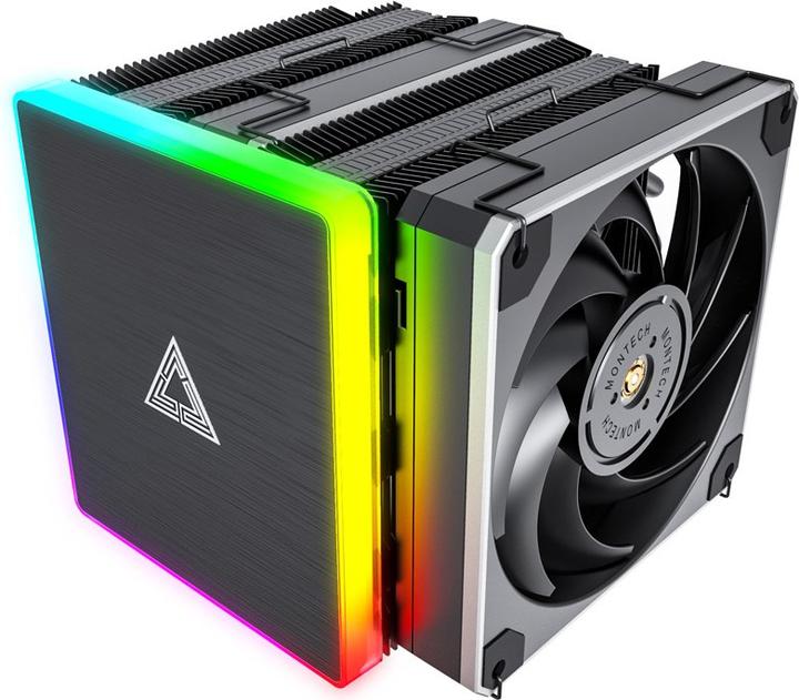 Montech Metal DT24 Premium CPU-Kühler, ARGB, 2x120mm (158 mm)