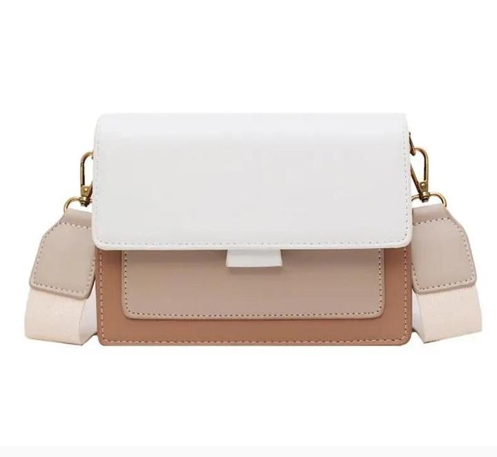 Image du produit Only-Bags.Store Contraste de couleur en cuir Crossbody Sacs Voyage Sac à main Mode Simple épaule Messenger Bag