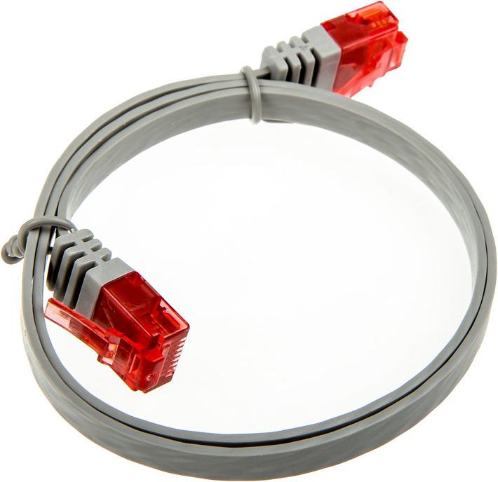 Immagine prodotto InLine Cavo patch 0,5m piatto, U/UTP, Cat.6 (U/UTP, CAT6, 0.50 m)