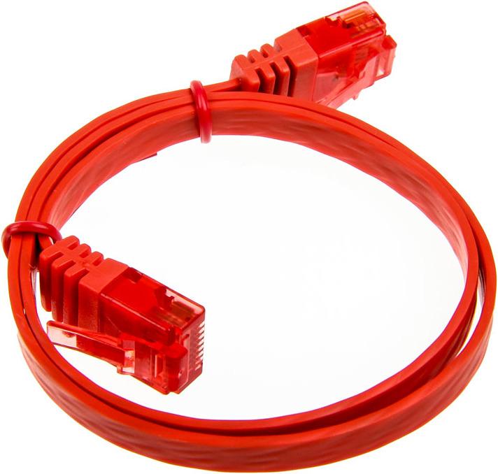 Produktbild InLine 0,5m Patchkabel flach, U/UTP, Cat.6 (U/UTP, CAT6, 0.50 m)