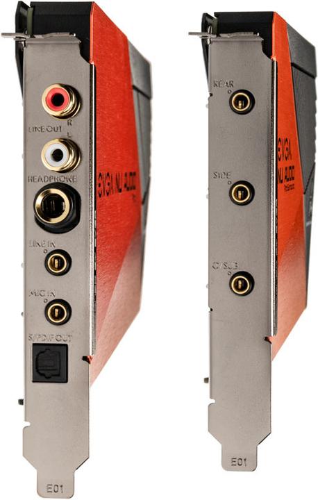 Produktbild EVGA NU Audio Pro 7.1 Soundkarte, PCI-E x1 (PCIe 2.0)