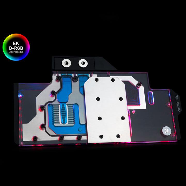 Produktbild EKWB EK-Quantum Vector Trio RTX 2080 D-RGB - Nickel + Acryl