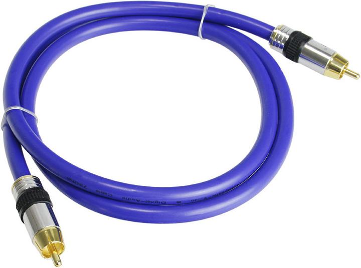 Produktbild InLine Cinch — Cinch (1 m, Koaxial)