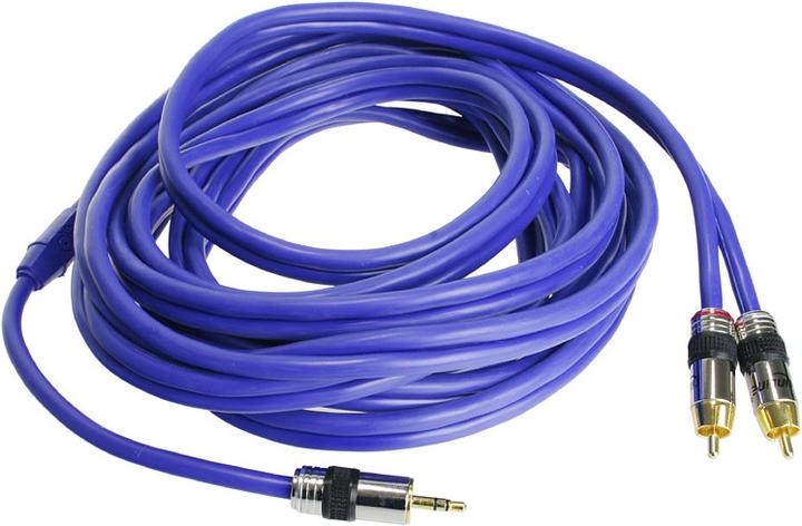 Immagine prodotto InLine Cavo Cinch/Kinke, 2x Cinch a jack 3.5mm (5 m, Cinch, Connettore da 3,5 mm (AUX))