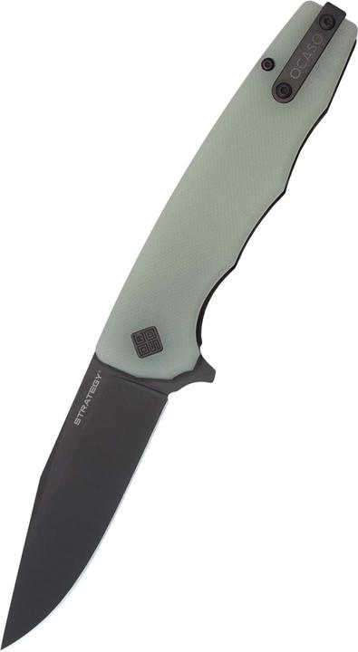 Produktbild Ocaso Knives Strategy Jade G10 Schwarz (8.90 cm)