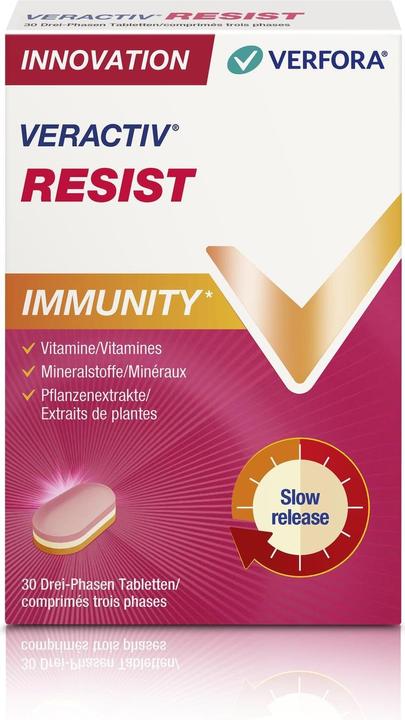 Immagine prodotto Veractiv Resist3 Compresse Trifasiche 30 Capsule (30 Pezzo/i, Pillole, 64 g)