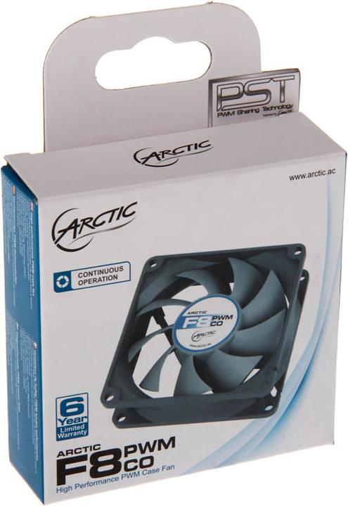 Produktbild Arctic F8 PWM CO Lüfter (80 mm)