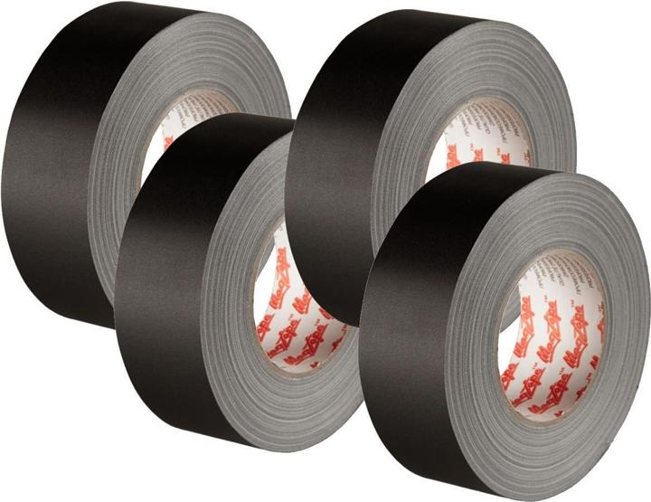 Immagine prodotto Le Mark Gaffa Magtape 500 Matt Schwarz 4er Pack (50 mm)