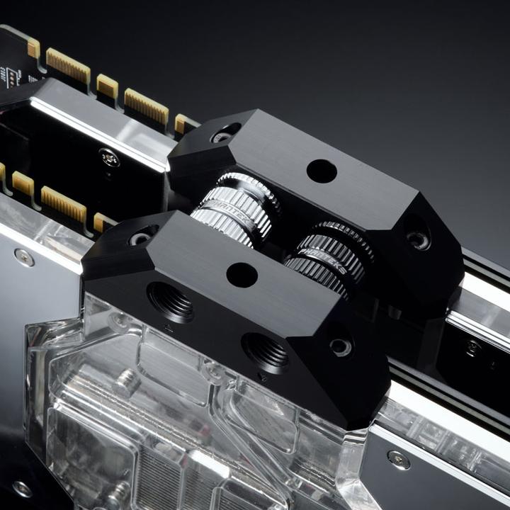 Actual product image Phanteks Glacier Multi-GPU Extender 16-22mm - black, adjustable