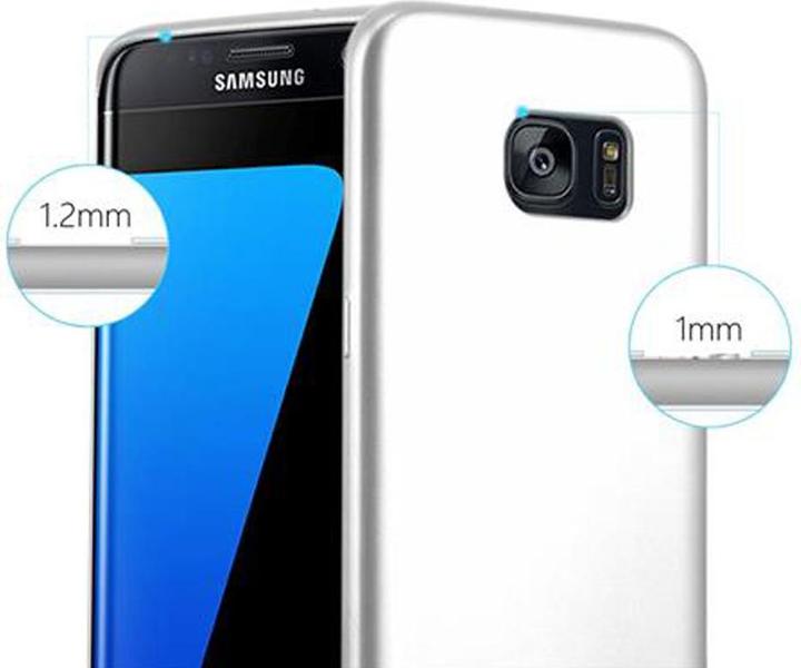 Actual product image Cadorabo TPU Matt Metallic Cover (Samsung Galaxy S7 Edge)