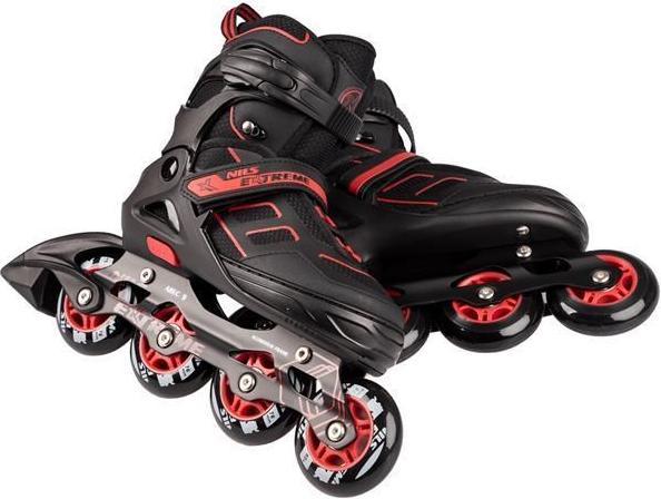Produktbild Nils Inlineskates Extreme NA14174 schwarz-rot - PU76 mm/82A (M 35-38) (35)
