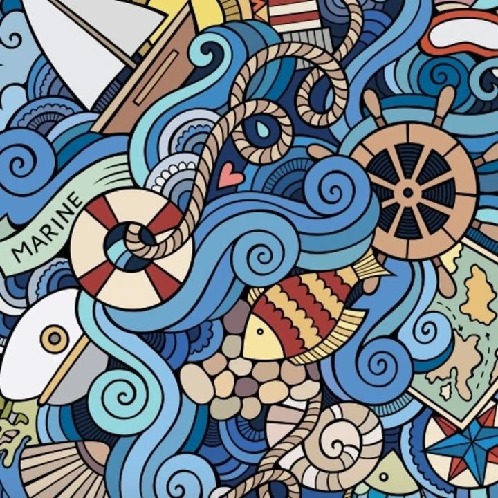 Produktbild Ecozz Tasche Maritime by Olga Kotenko