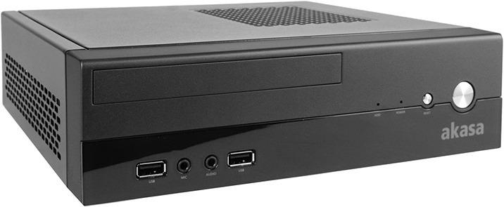 Akasa Crypto Vesa Mini-ITX Case inkl. 80W Netzteil (Mini-ITX)