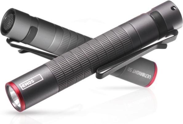 Actual product image Emos Latarka Latarka metalowa CREE LED Ultibright 50 100lm 1xAAA P3150 (9.80 cm, 100 lm)