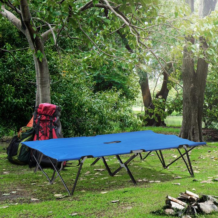 Actual product image Outsunny Camp bed with carry bag