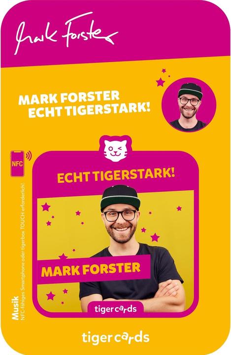 Produktbild Tigermedia tigercard Mark Forster (Deutsch)