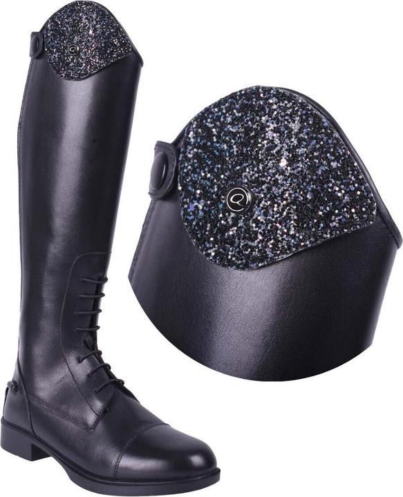 Actual product image Qhp exchangeable tops for riding boots romy glitz (33)