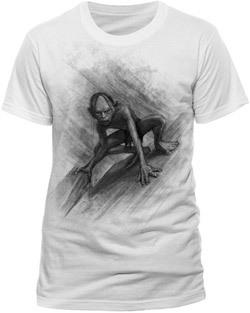 Actual product image HEO The Hobbits T-Shirt: Smaug's Desolation-Gollum Sketch (S)