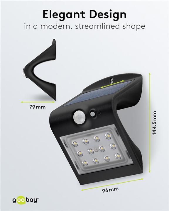 Actual product image Goobay LED Solar (220 lm, IP65)