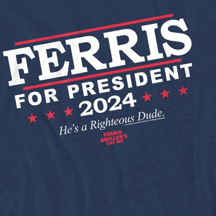 Produktbild Ferris Bueller´s Day Off Ferris Bueller's Day Off Ferris For President TShirt (S)
