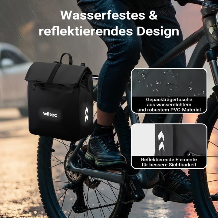 Produktbild Wiltec Gepäckträgertasche (22 l, Gepäckträgertasche)