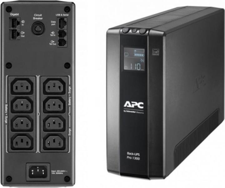 Actual product image APC USV BR1300MI, 1300VA/780W (1300 VA, 780 W, Line-interactive UPS)