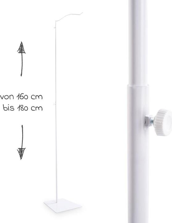 Actual product image Julius Zöllner Canopy holder Max white, with stand for canopies
