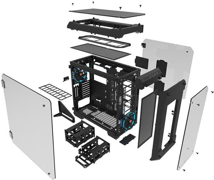 Actual product image Thermaltake View 71 TG (ATX, mATX, Mini-ITX, E-ATX)
