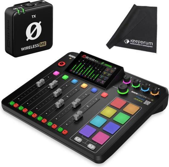 Actual product image RØDE Rodecaster Pro II with WIME-TX microphone (Studio- and Livemixer)