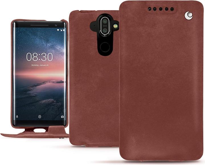 Productafbeelding Noreve Lederen omslag verticaal (Nokia 8 Sirocco)