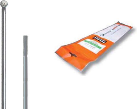 Immagine prodotto cnSpoke MAC14 2.0-2.0-2.0 Raggi in acciaio inox 274 mm Argento 72 pz.