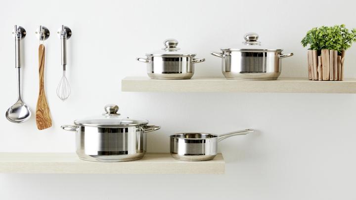 Actual product image Lipo Luca Bessoni (Pan set + pot set, Stainless steel)