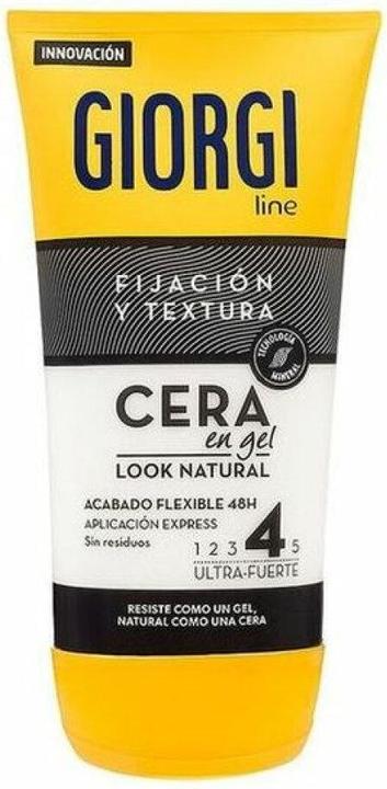 Giorgi Line FIJACIÓN Y TEXTURA cera gel look natural nº4 145 ml (Hair wax, 145 ml)